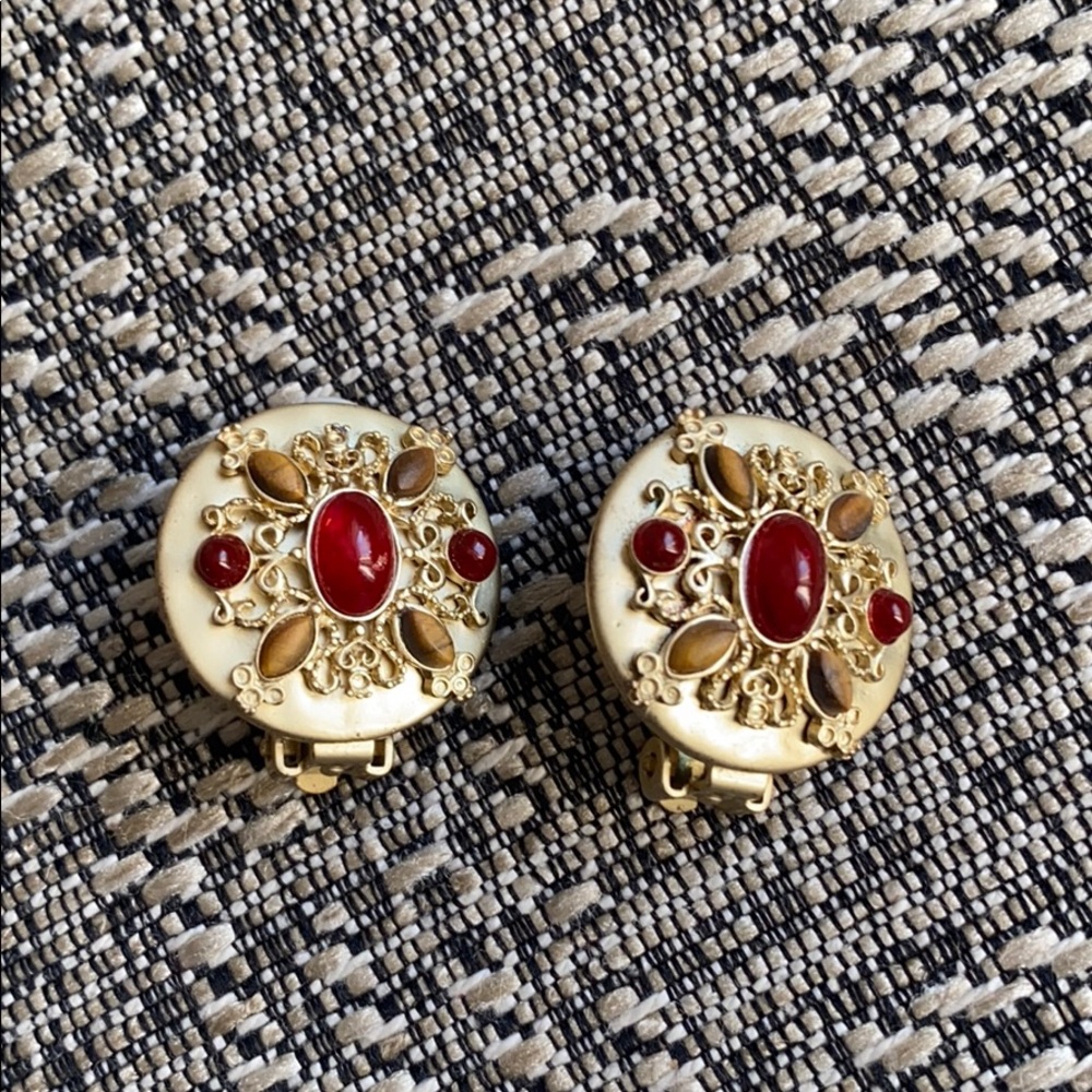 Carolee Clip On Earrings